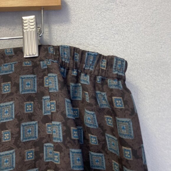 Lane Bryant Boho Maxi Wrap Skirt Womens Plus Size 24 Flowy Lightweight Brown - Picture 10 of 14